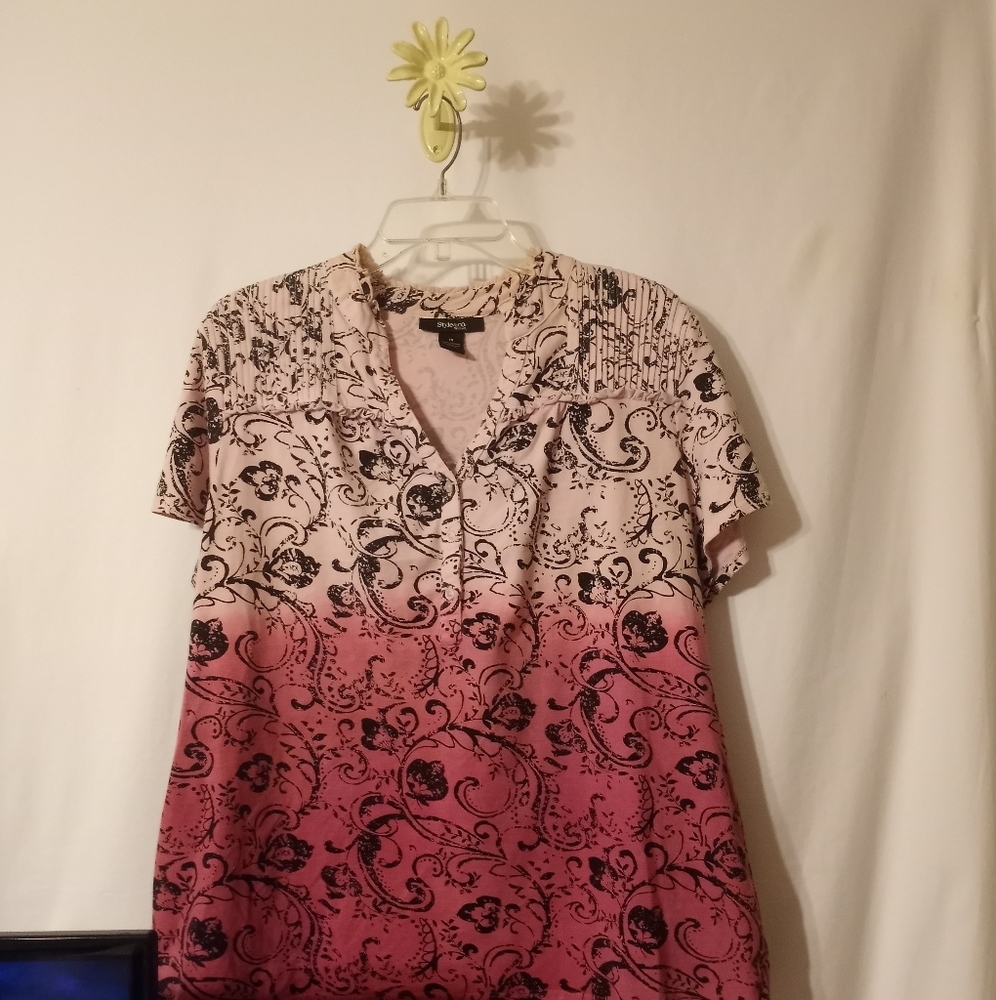 Pink top 1X